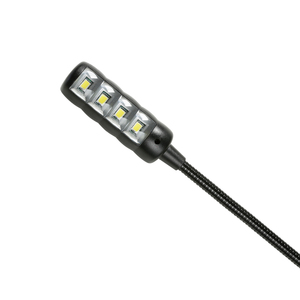 Lampe col de cygne à 8 LED COB blanches avec connecteur USB