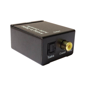 Convertisseur analogique numérique audio studio coaxial ou Toslink adat Spdif