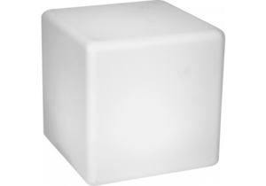 Cube RGB 40cm sur batterie et changeur de couleur