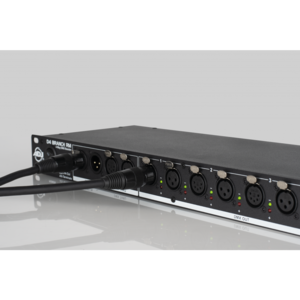 D4 Branch RM ADJ - Splitter DMX 1 entrée vers 4 sorties XLR 3 et 5 broches