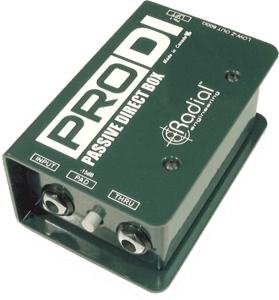 PRO D.I. passive Radial engineering, boitier de direct