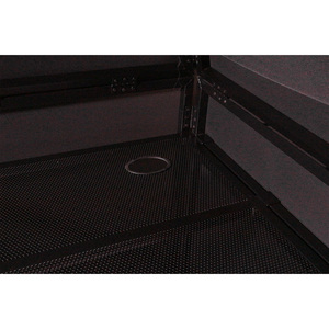 DJ BOOTH 500 Yourban DJ - Stand DJ pliable avec lycra noir et blanc et housse