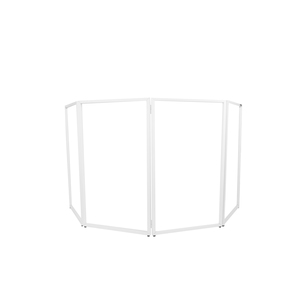 DJ PANEL 120 WH Yourban DJ - Devant de scène 4 panneaux acier blanc avec lycras noir et blanc + housse