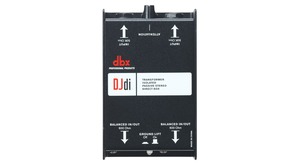 Boitier de direct pasif stéréo DBX DJDI 2 canaux
