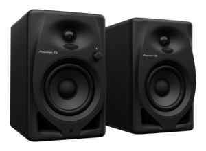 Paire d'enceintes noires 4'' studio 2 x 19W DM-40D Pioneer DJ