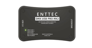 DMX USB PRO MK2 Enttec - Interface USB DMX RDM  2 univers
