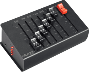 DMX6-PLUS Algam Lighting contrôleur DMX 6 canaux autonome sur batterie