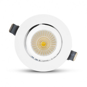 Downlight rond encastrable perçage 135mm led orientable COB 30W blanc 4000K