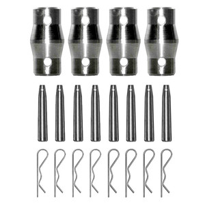 DT 24/2-025 Duratruss - structure alu carrée duratruss 25cm avec kit de jonction,