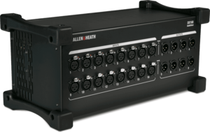 DX168 Allen & Heat boîtier de scène 16 entrées 8 sorties pour consoles SQ dLive