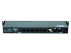 DXO-26E Omnitronic - Processeur numérique 2 entrées vers 6 sorties