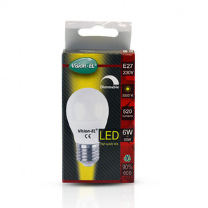 Ampoule Led E27 Dimmable Bulb 6w 3000k 520 lumen