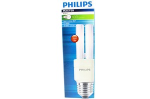 Ampoule Eco E27 Philips PL 8W 827 Blanc chaud 15000h