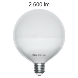 Ampoule Beneito Faure led Globe 120mm E27 22W 3000K 2500 lumens