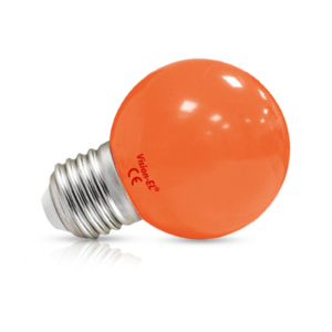 Ampoule à led E27 bulb Orange 1w conditionné par 2