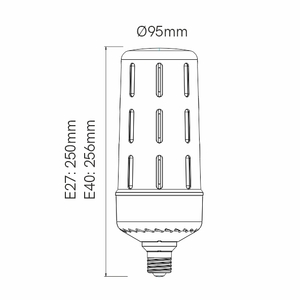 LAMPE LED BENEITO ET FAURE ARIA 50W E40 220V 360º 2700K 5400LM