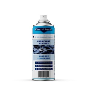 Lubrifiant Silicone Eurolique - Lubrifie moteurs engrenages et pièce de précision 500ml