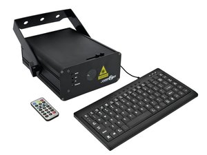 Laser à écriture LaserWorld EL-500RGB KeyTEX 500mW clavier et télécommande