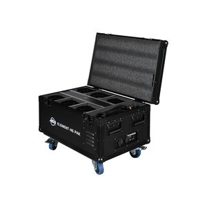 ELEMENT H6 PAK ADJ - Pack de 6 projecteurs IP54 4X20W RGBWA-UV avec flight de recharge