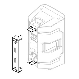 Lyre d'accroche pour enceinte active Electrovoice ELX200