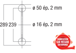 Echelle ALU 290 29cm - ASD - EX29029