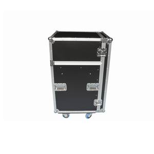 FC MOBIL DJ CASE Power acoustics - Flight case Régie 12U + 3U avec table