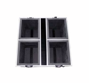 Flight case multiplis Power lighting pour 4 petites lyres