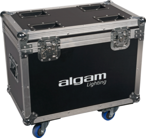 Flight case Algam pour 2 Lyres Wash Zoom MW19X15Z