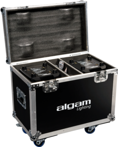 Flight case Algam pour 2 Lyres Wash Zoom MW19X15Z