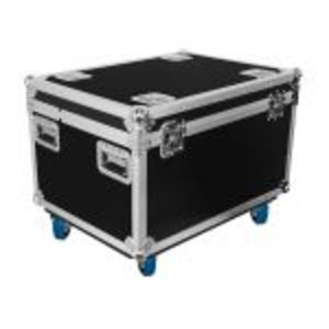 Flight case utilitaire multi-usages avec roues et coupelles 75 x 59 x 51 cm