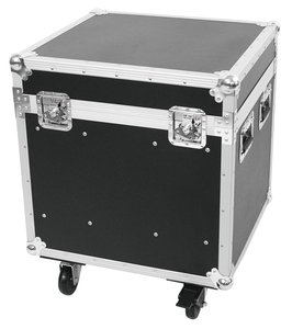 Flight case universel sur roulettes avec 1 séparation amovible 59 X 58 X 55cm