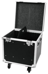 Flight case universel sur roulettes avec 1 séparation amovible 59 X 58 X 55cm