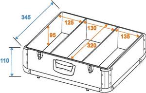 Flight case pour 80 à 90 CD