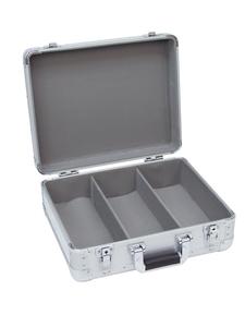 Flight case pour 80 à 90 CD gris alu