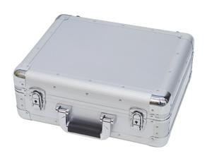 Flight case pour 80 à 90 CD gris alu