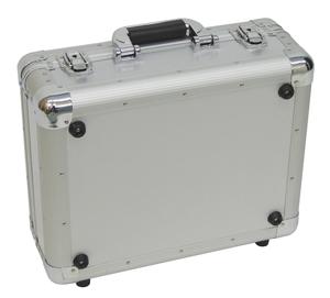 Flight case pour 80 à 90 CD gris alu