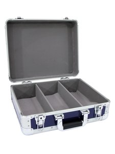 Flight case pour 80 à 90 CD bleu