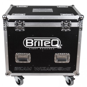 Flight case pour 2 lyres panel Briteq Wizard 5X5