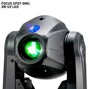 Lyre Spot ADJ Focus Spot one led 35W + UV 15 à 17 canaux DMX