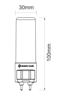 Ampoule G12 LED 230V 10W 3000K 1000 lumens