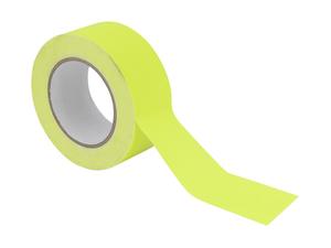 Gaffer Fluo jaune toilé 25m largeur 50mm