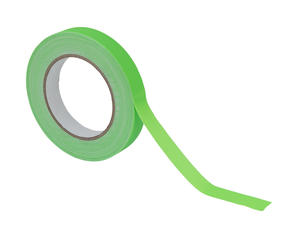 Gaffeur Vert Fluo UV - Bande Adhésive 19 mm x 25 m pour Décoration et Signalétique