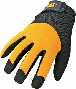 Gants de travail Caterpillar cuir et synthétique taille XL