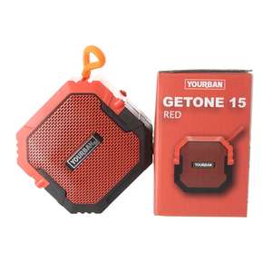 Getone 15 Red Yourban Enceinte bluetooth compacte rouge