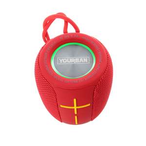 Getone 25 Red Yourban Enceinte bluetooth et USB rouge étanche IP65