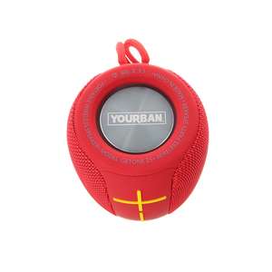 Getone 25 Red Yourban Enceinte bluetooth et USB rouge étanche IP65