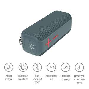 Enceinte Power acoustics bluetooth Nomade sur batterie lithium 5h d'autonomie