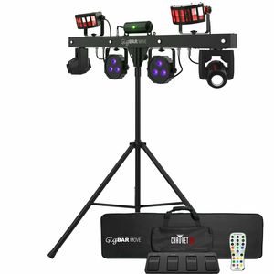 GigBAR Move Chauvet DJ Pack complet barre led + lyres + effets + laser + par + strobe + pieds + housse + télécommandes