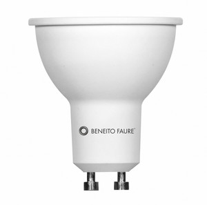 Ampoule Led GU10 Beneito et Faure 3,5W Blanc Chaud 3000K