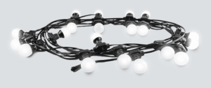 Guirlande guinguette Chauvet LCH FESTOON programmable DMX 20 ampoules à changement de couleur